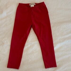 Beaufort Bonnet Red Kids Leggings